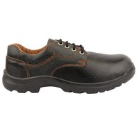 LEATHER UPPER PVC SOLE SAFETY SHOE