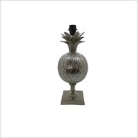 Stainless Steel Lamp Stand - Color: Silver