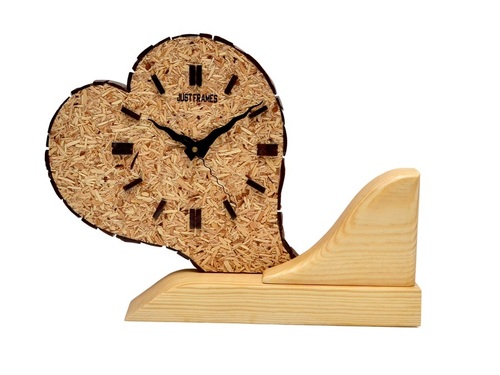 Natural Navajowhite Wooden Wall Clock