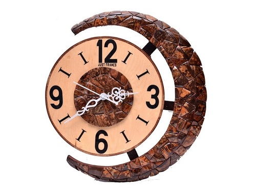 Wooden Wall Clock Size: 14.5 Inch X 1.5 Inch X 14.5 Inch