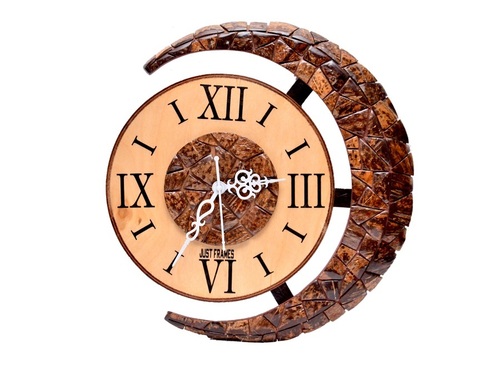 Wooden Wall Clock Size: 14.5 Inch X 1.5 Inch X 14.5 Inch