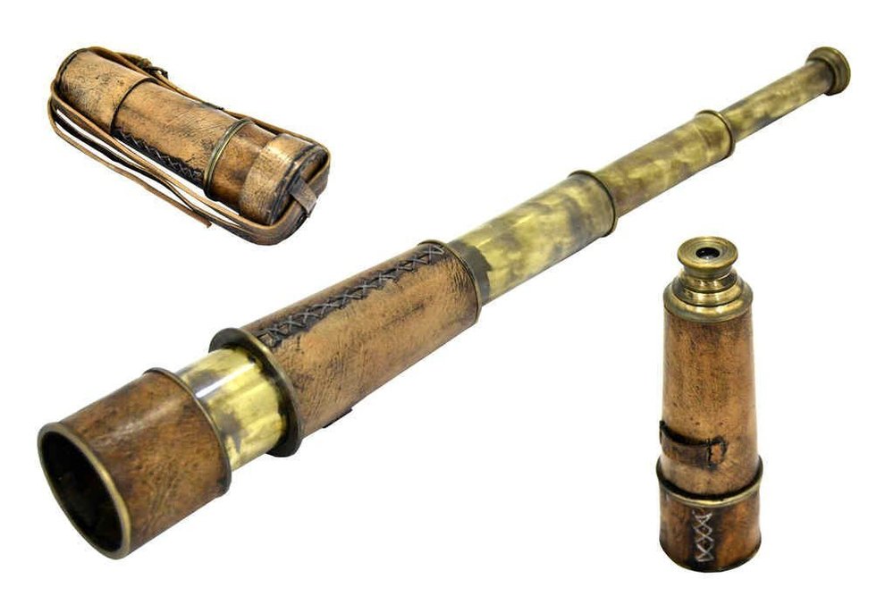 Brass Nautical Antique Telescope - 18 inches Long By THOR INSTRUMENTS CO.