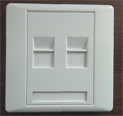 Shuttered 2 Frame Flat Face Plate
