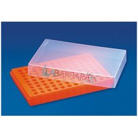 Mct Twin Rack Polypropylene Labappara - Polypropylene, 0.5ml & 1.5ml Tube Capacity (108 Holes Each) | Transparent Top, Alpha-numeric Index For Easy Identification