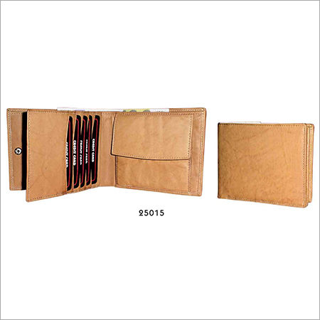 Cream Man Leather Wallet