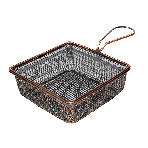 Square Serving Basket Size: 14Cm X 14Cm X 5Cm