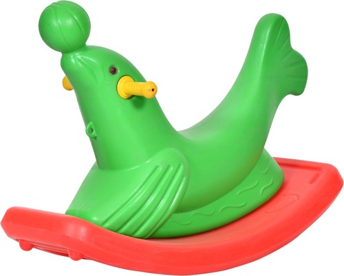 Red & Green Kids Plastic Sea Lion Rocker