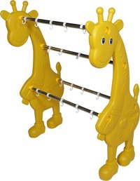 Plastic Giraffe Bottle Hanger No Assembly Required