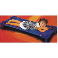 Multicolors Play School Plastic Foldable Kids Bed