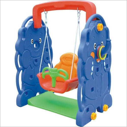 Play School Elephant Swing - Plastic, 6 Feet | Portable Indoor & Outdoor Use, Ideal Gift for Toddlers