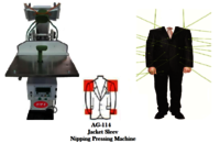 Jacket Sleeve Nipping Pressing Machine