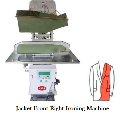 Jacket Front Right Ironing Machine