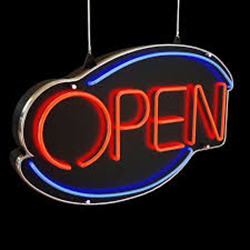 Neon Glow Signage Board Application: Promotion