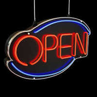 Neon Glow Signage Board Application: Promotion