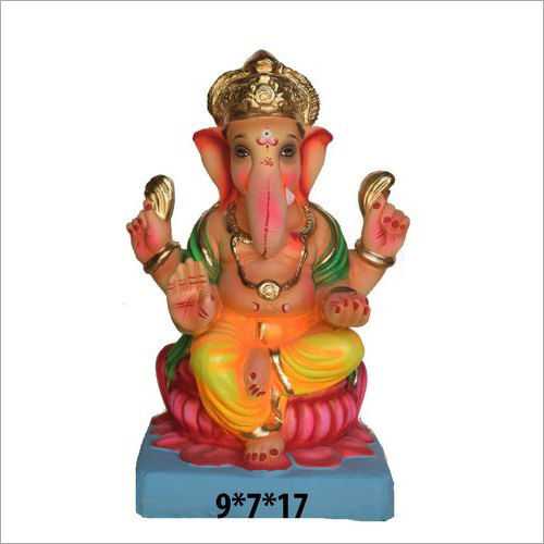 Lord Ganesh Clay Statue
