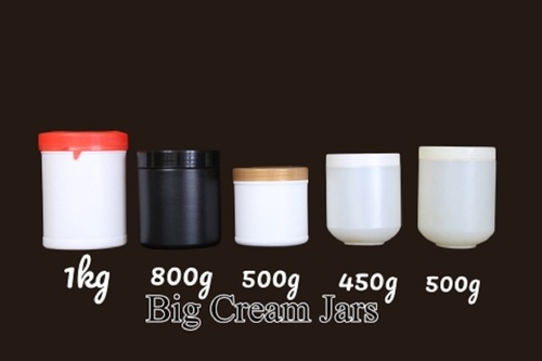 Plastic Big Cream Jars