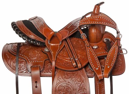 Zinc Brown Horse Saddle