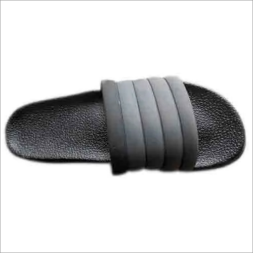 Rubber Ladies Black Slipper