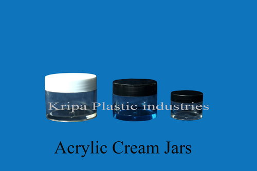 Transparent Acrylic Cream Jars
