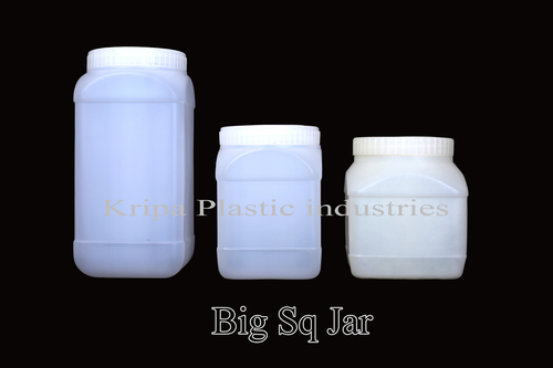 Plastic Square Jars