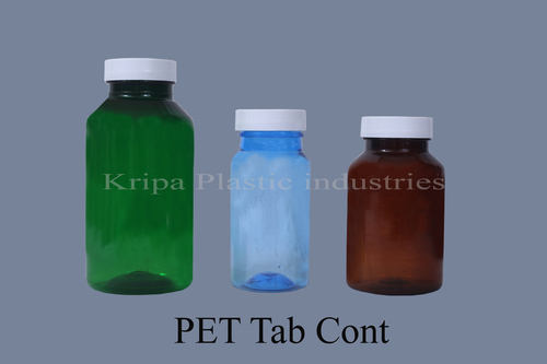 Brown/Blue/Green Pet Tablet Container