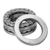 Single Direction Thrust Ball Bearing - Silver Finish | High Performance Thrust Type, Reliable Durability