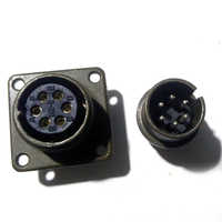 RTEX 6 Pin Circular Threaded Coupling Connectors