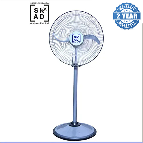 White & Grey Farrata Pedestal Fan