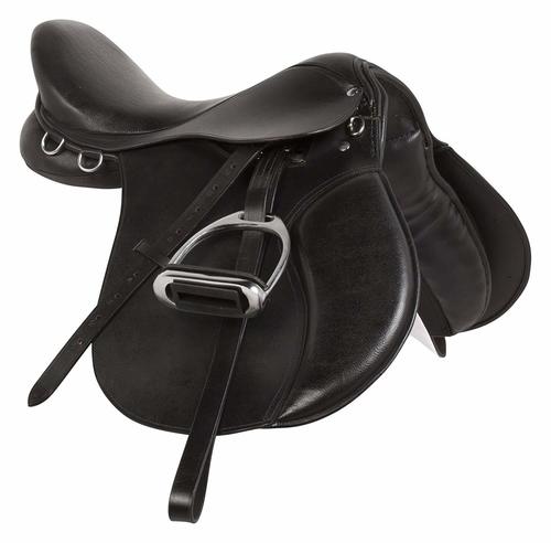 Black Brown Horse Saddle
