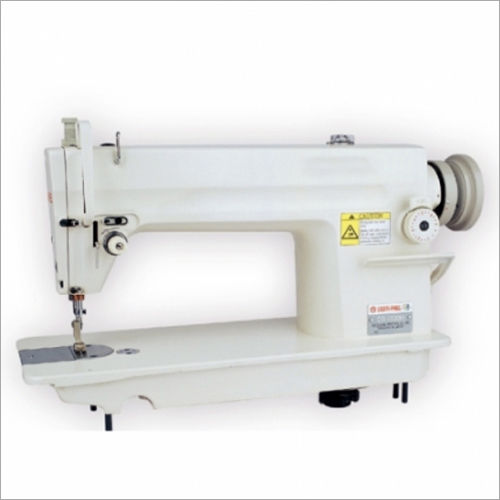 Single Needle Lock Stitch Flatbed Sewing Machine