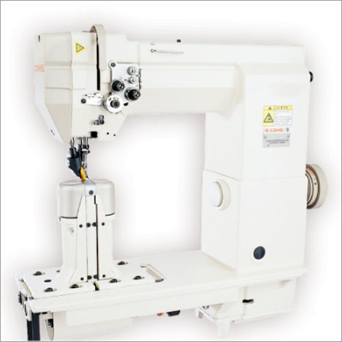 Double Needle Top And Bottom Roller Feed Postbed Sewing Machine