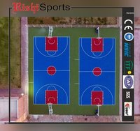 9 Layer Acrylic Basketball Court Systems