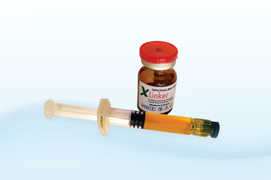 Riboflavin oil vial and pfs