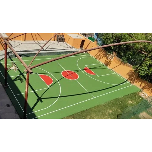 Synthetic Basketball Court Floorings For College