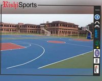Synthetic basketball court floorings manufacturers 5 layer systems