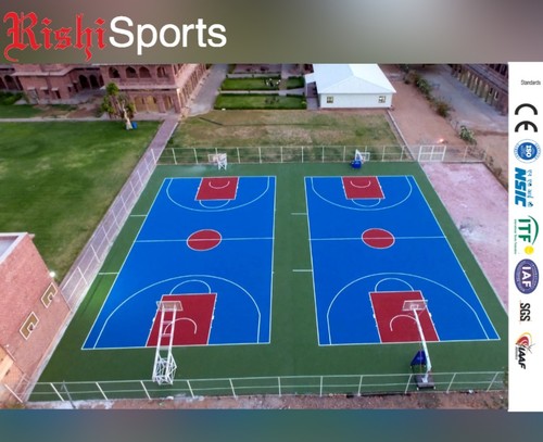 12 Layer Synthetic Basketball Court Flooring