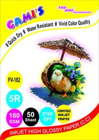 5X7 180 GSM inkjet photo paper manufacturers