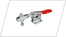 Silver Horizontal Handle Toggle Clamp