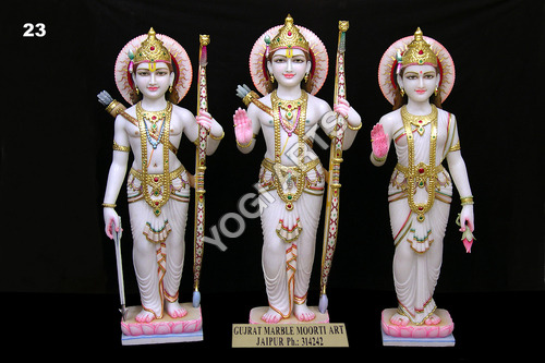 Marble Ram Darbar Statues