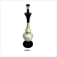 Antique Lamp Stand - Color: Black And Silver