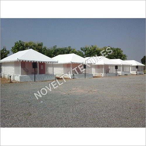 White Outdoor Swiss Cottage Tent