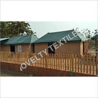 Green & Brown Swiss Cottage Tent