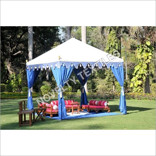 White & Blue Decorative Wedding Canopy Tent