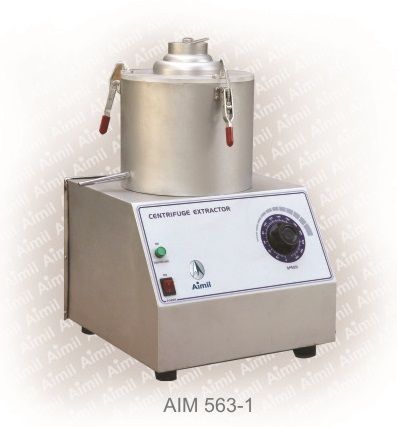 Centrifuge Extractor, Capacity 1500g Electrically Operated