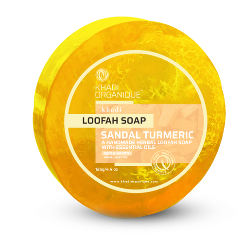 Yellow Sandal Turmeric Loofah Soap