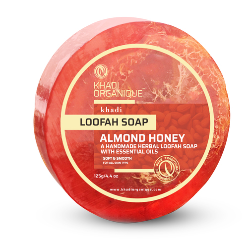 Red Almond Honey Loofah Soap