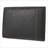 Black Mens Pure Leather Wallet