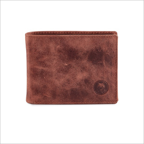 Mens Light Brown Leather Wallet
