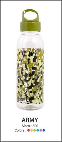 Available In Multicolor Army Printed Water Bottle