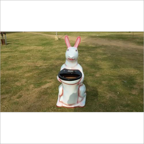 FRP Rabbit Dustbin